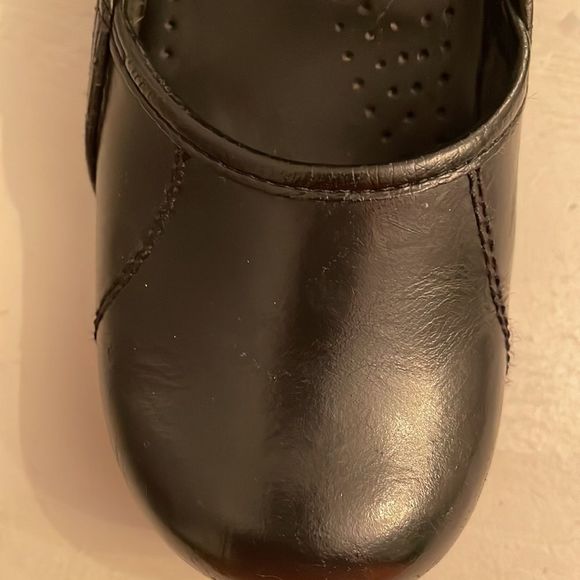 DANSKO Black Leather Mary Jane Clogs 38 - US 8.5. - Picture 4 of 6